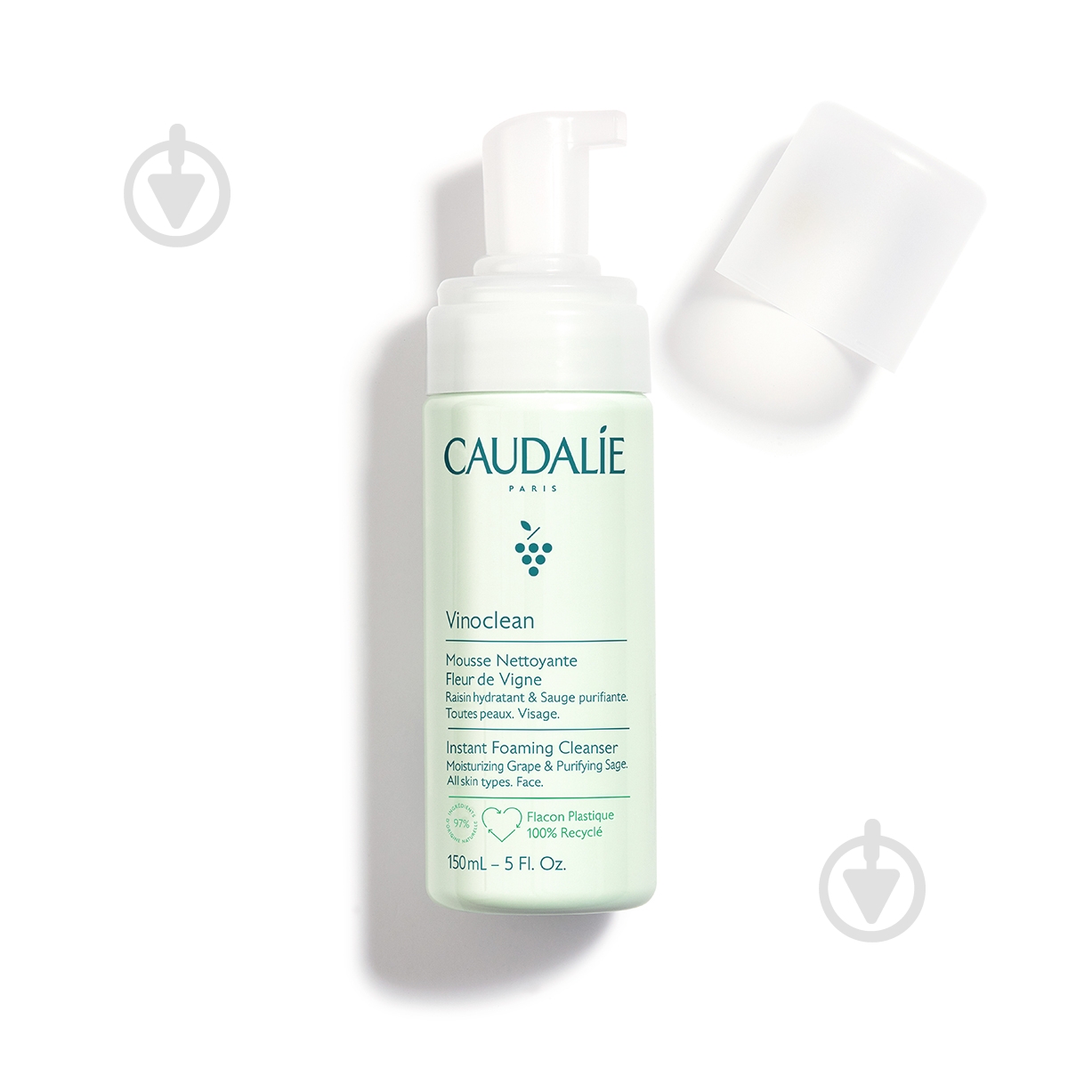 Мусс для лица Caudalie Vinoclean очищающий 150 мл - фото 2
