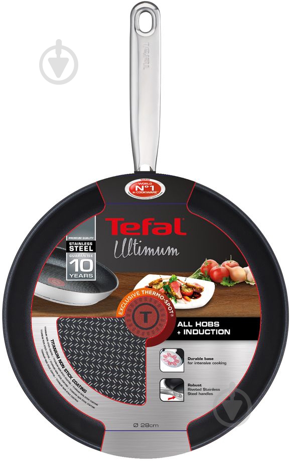 Сковорода Tefal Ultimum 28 см - фото 2