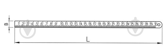 Линейка WURTH 0695072500 A2 STRULE-A2-L500MM - фото 2