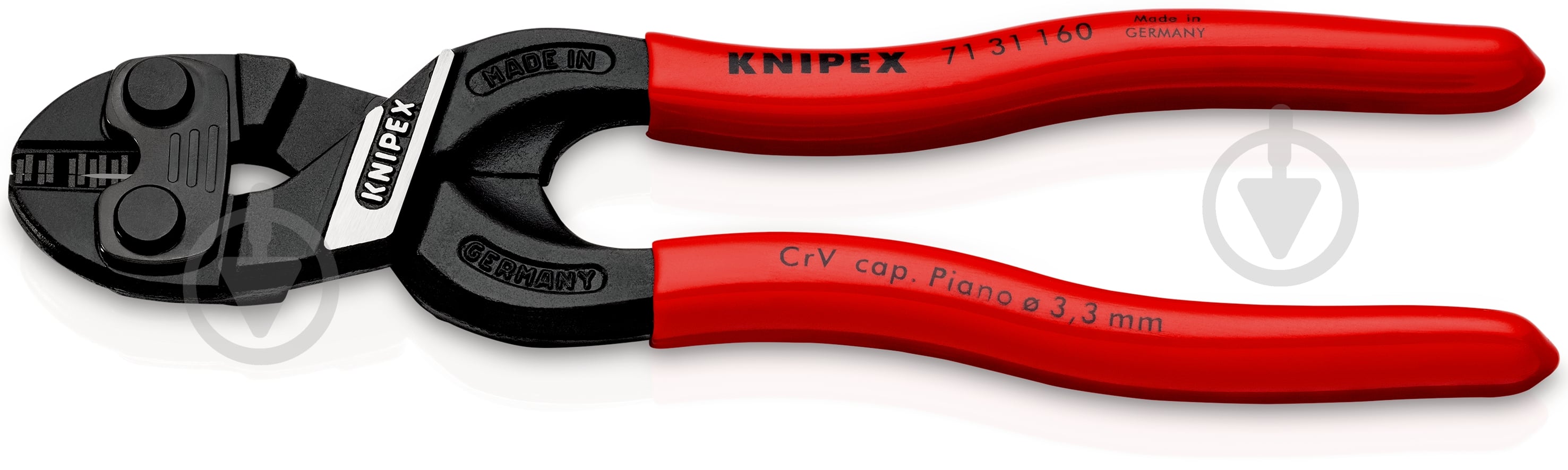 ᐉ Болторез KNIPEX CoBolt 160 мм 1 шт. 71 31 160 • Купить в Киеве