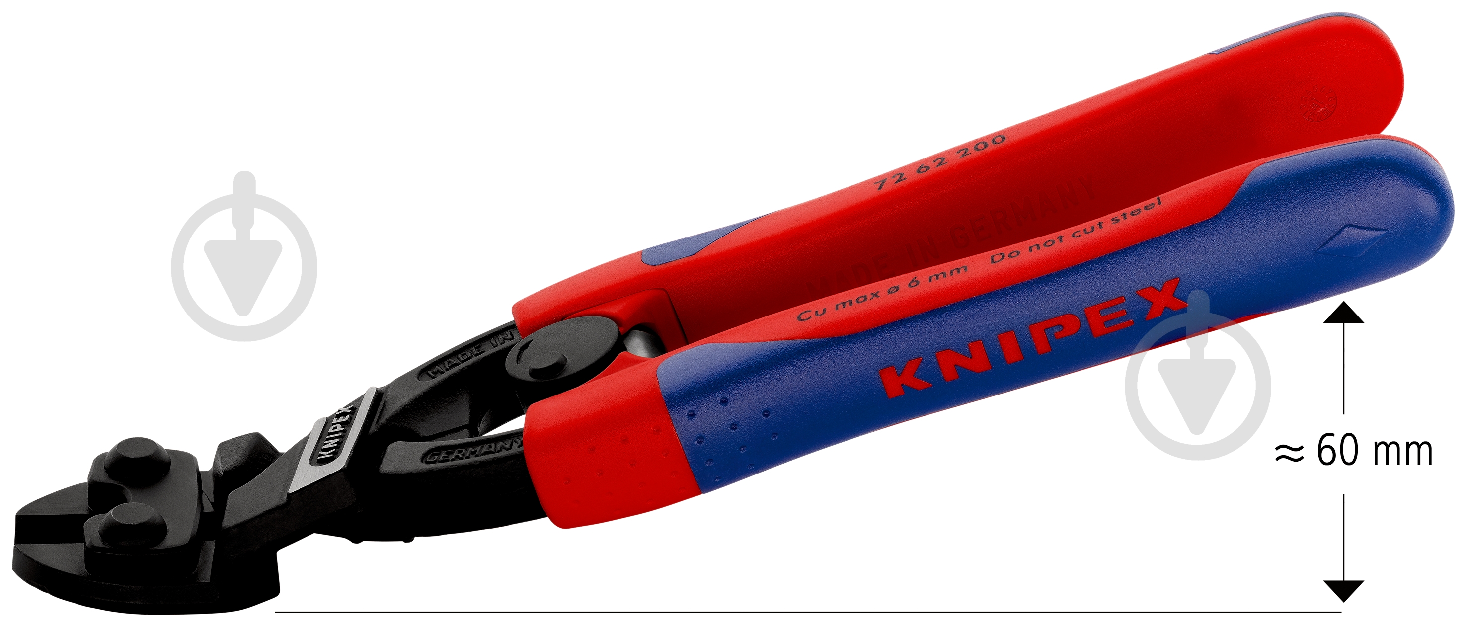 Бокорезы KNIPEX 200 мм 1 шт. 72 62 200 - фото 5