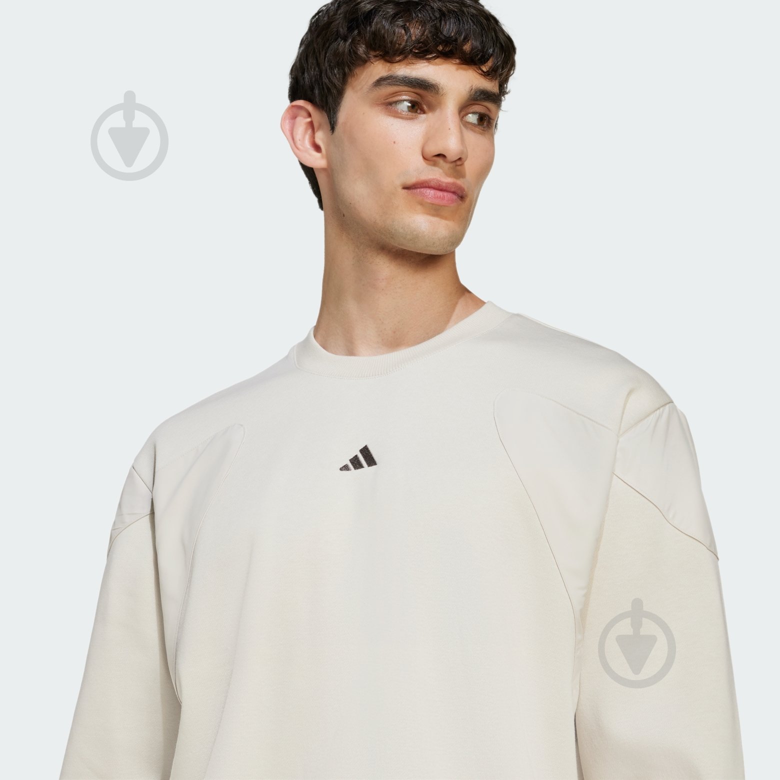 Світшот Adidas M Fn Crewneck JV8020 р.2XL бежевий - фото 4