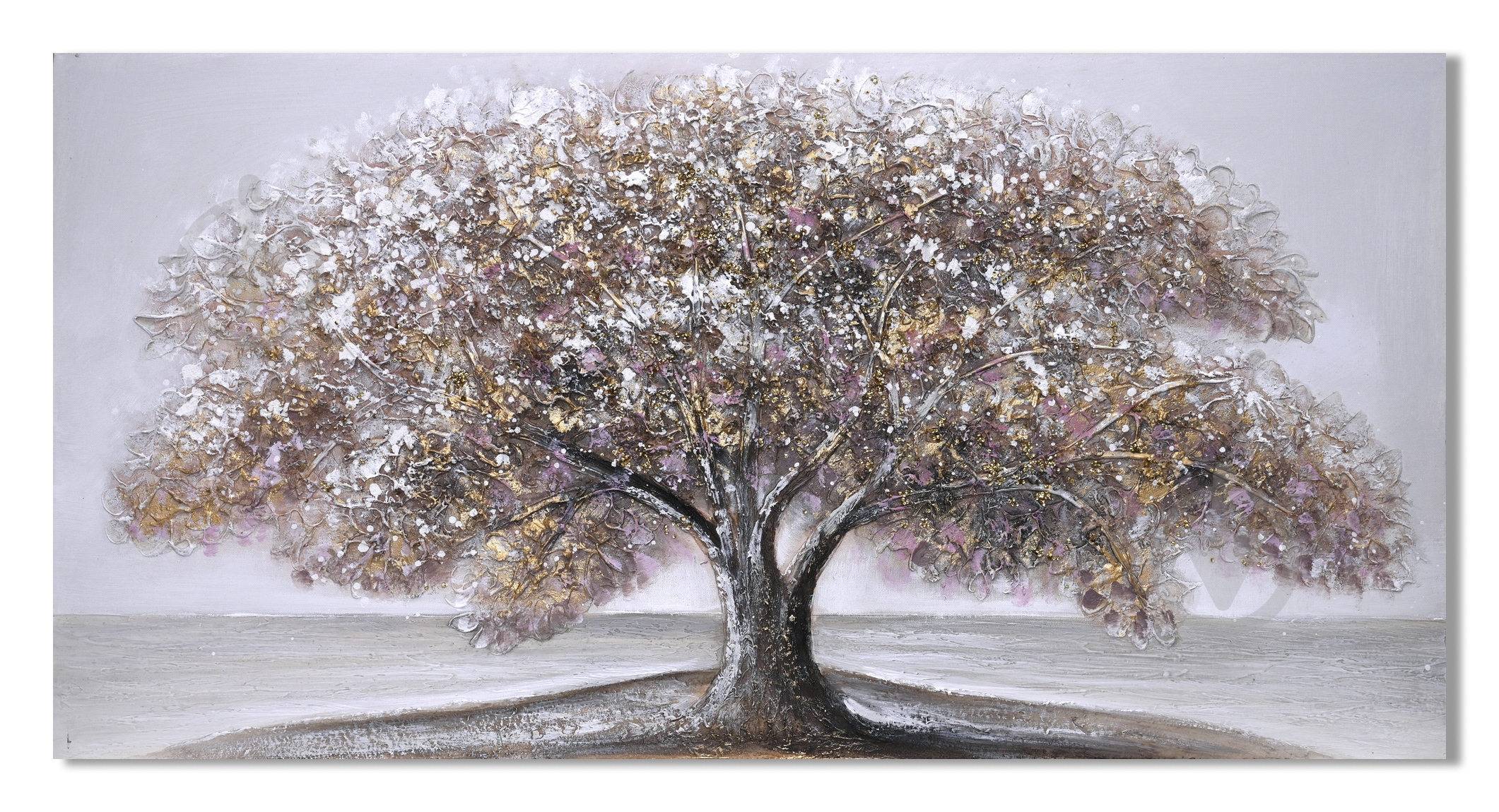 Картина с элементами ручной работы Цветущее дерево 60x120 см BD23B190B-2 - фото 1 Картина с элементами ручной работы Цветущее дерево 60x120 см BD23B190B-2 - фото 1