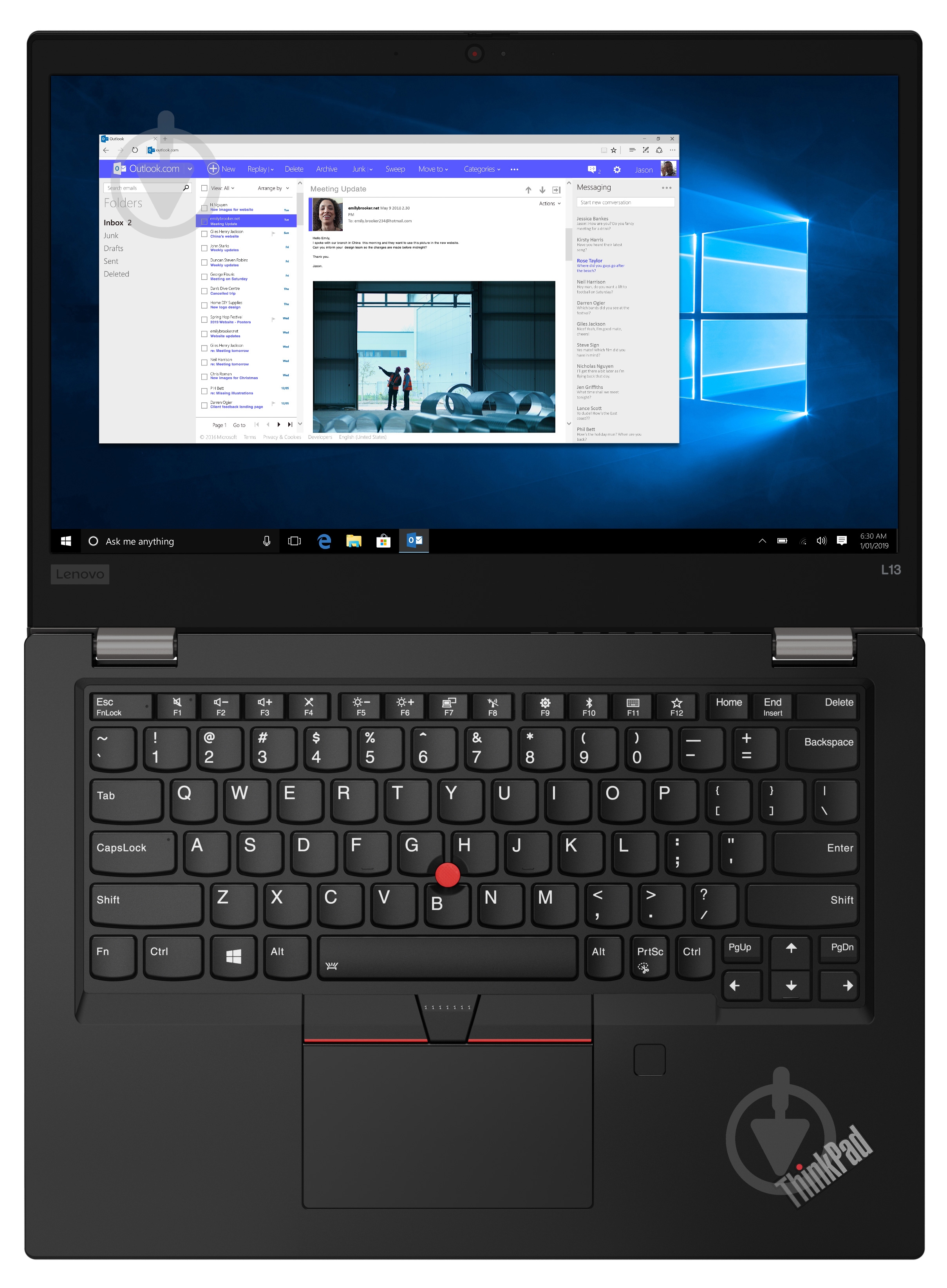 Ноутбук Lenovo ThinkPad L13 13,3" (20R3000ART) - фото 6