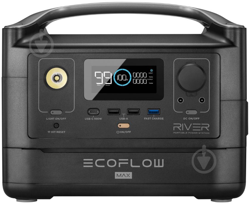 Зарядна станція EcoFlow RIVER MAX (EFRIVER600MAX-EU) (576 Вт·год) - фото 1