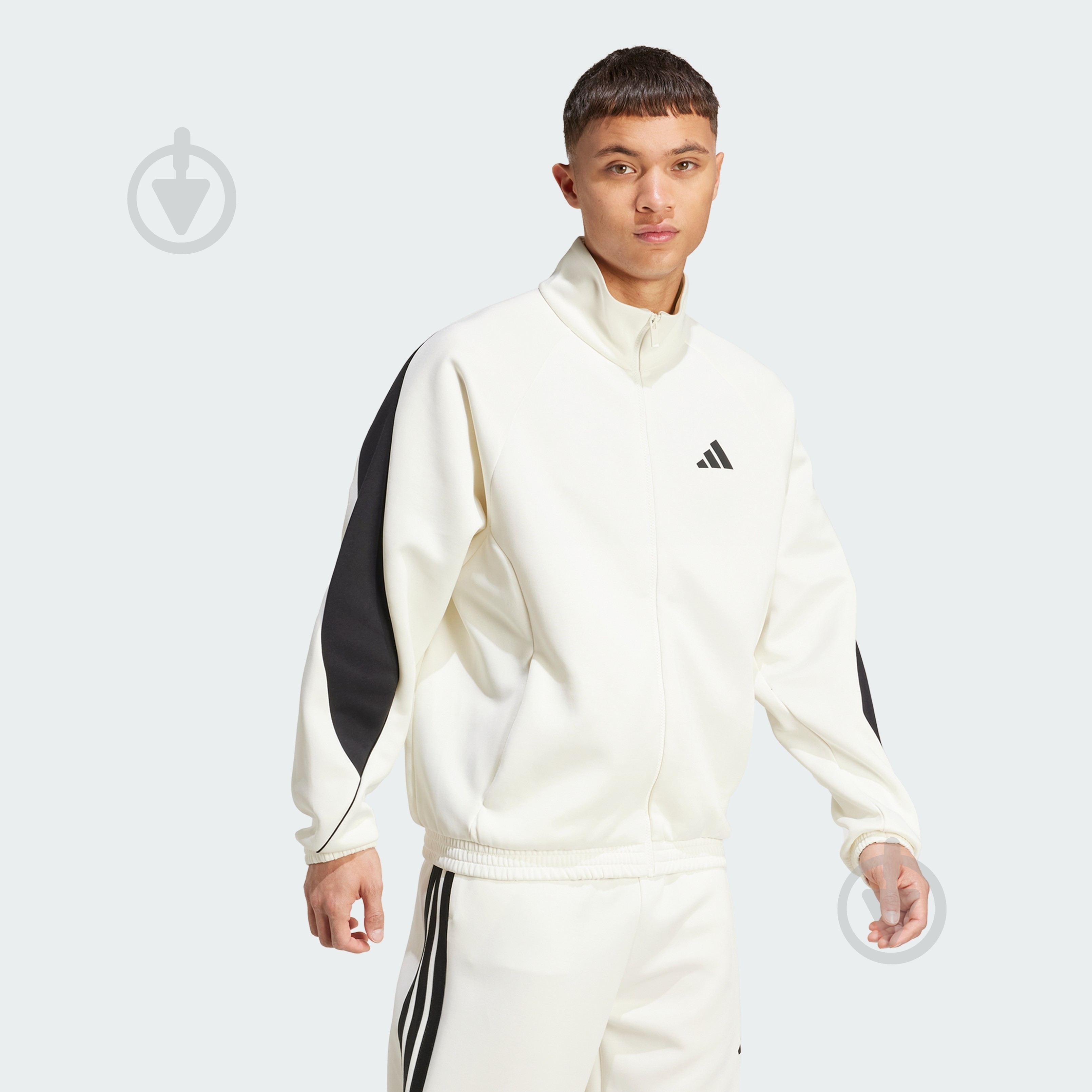 ᐉ Джемпер Adidas M STADIUM TT JX5618 р.2XL бежевий • Краща ціна в