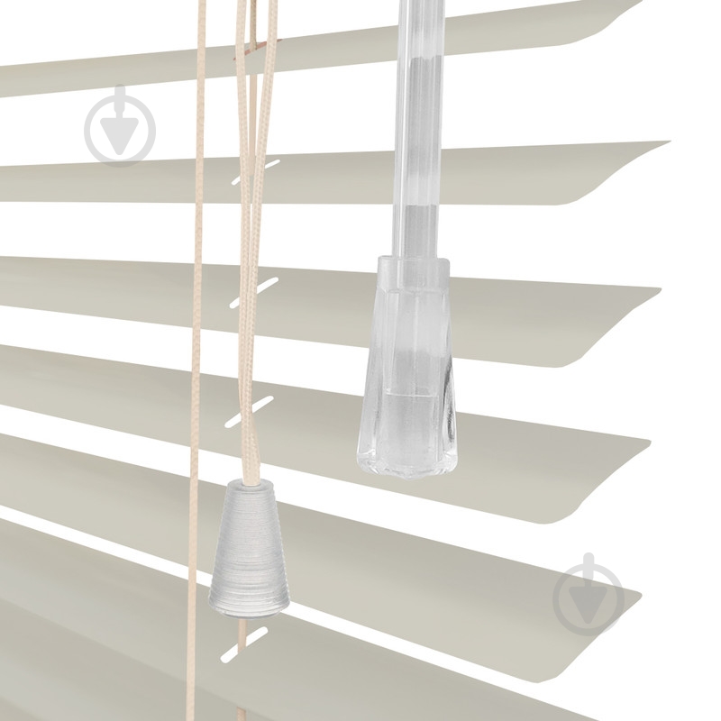 Жалюзі Rollotex алюмінієві горизонтальні з фіксацією 107х170 см бежевий матовий - фото 4 Жалюзі Rollotex алюмінієві горизонтальні з фіксацією 107х170 см бежевий матовий - фото 4