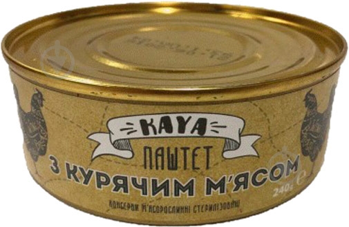 Паштет KAYA с куриным мясом 240 г - фото 1