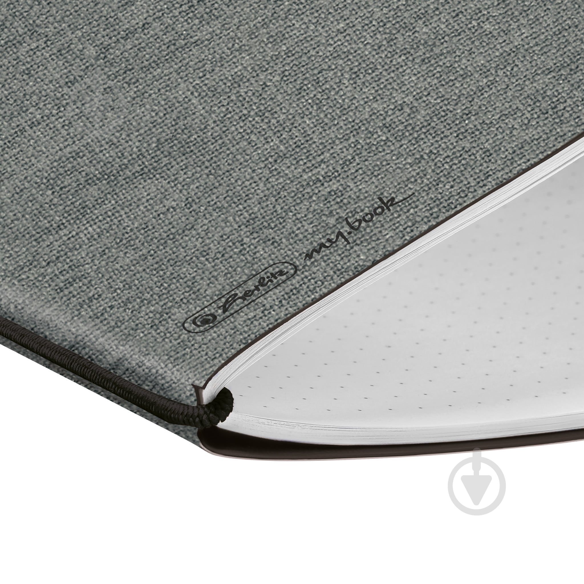 Блокнот Herlitz My.Book Flex Canvas Grey А5 40 арк. точка - фото 3