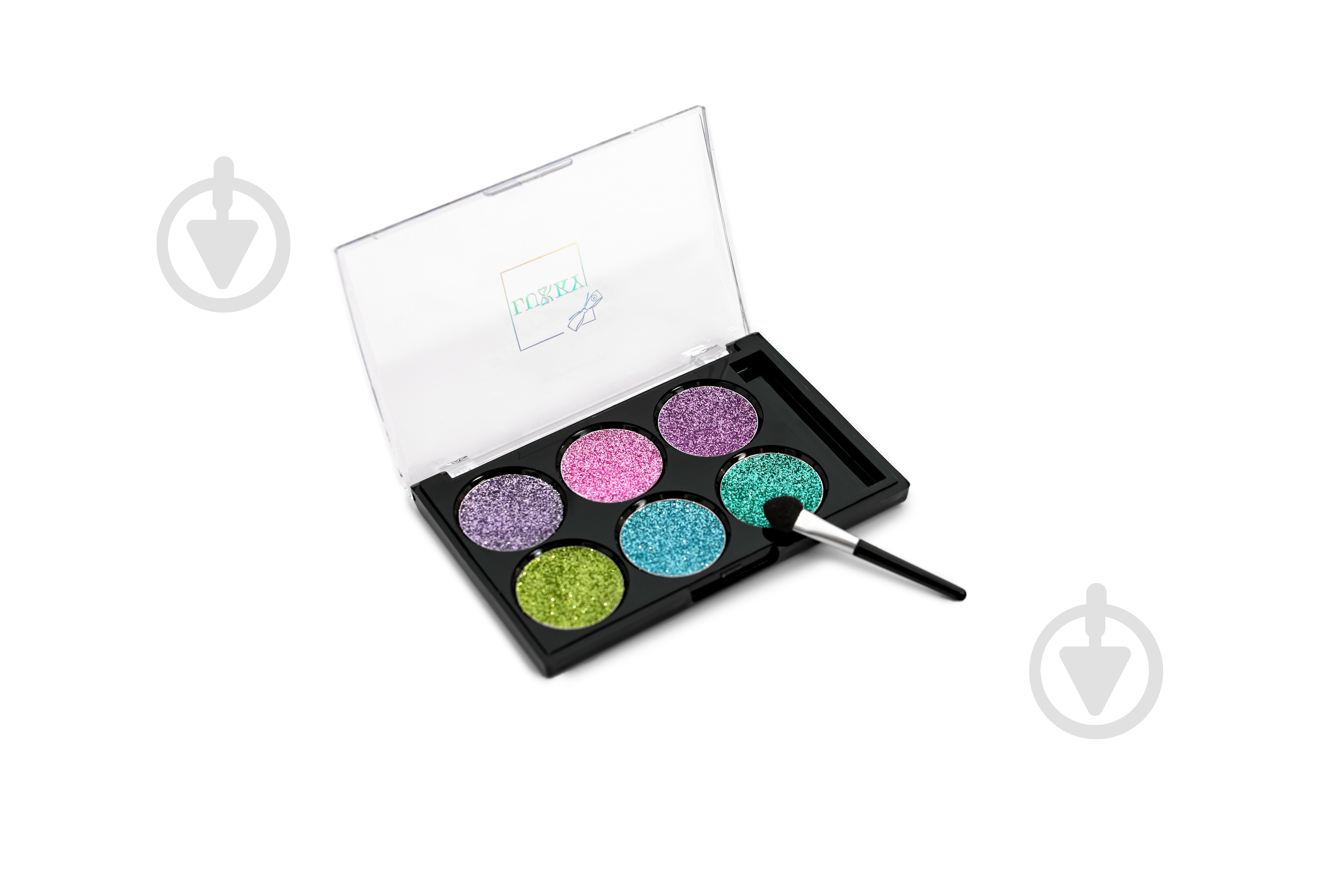 Тени для век Lukky с блестками - фото 2 Тени для век Lukky с блестками - фото 2