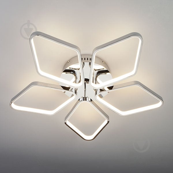 Люстра светодиодная Strotskis Kalifea 90081/5 65 Вт LED-модуль хром - фото 1