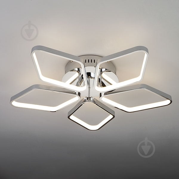 Люстра светодиодная Strotskis Kalifea 90081/5 65 Вт LED-модуль хром - фото 2