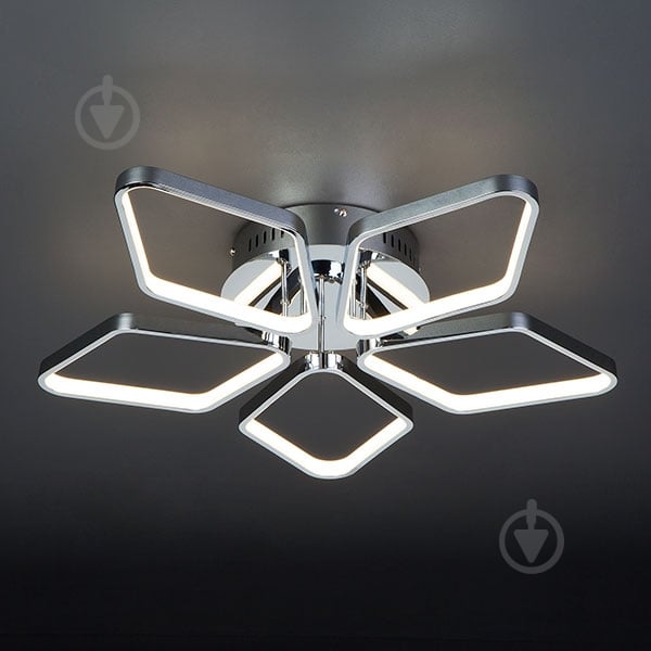 Люстра светодиодная Strotskis Kalifea 90081/5 65 Вт LED-модуль хром - фото 7