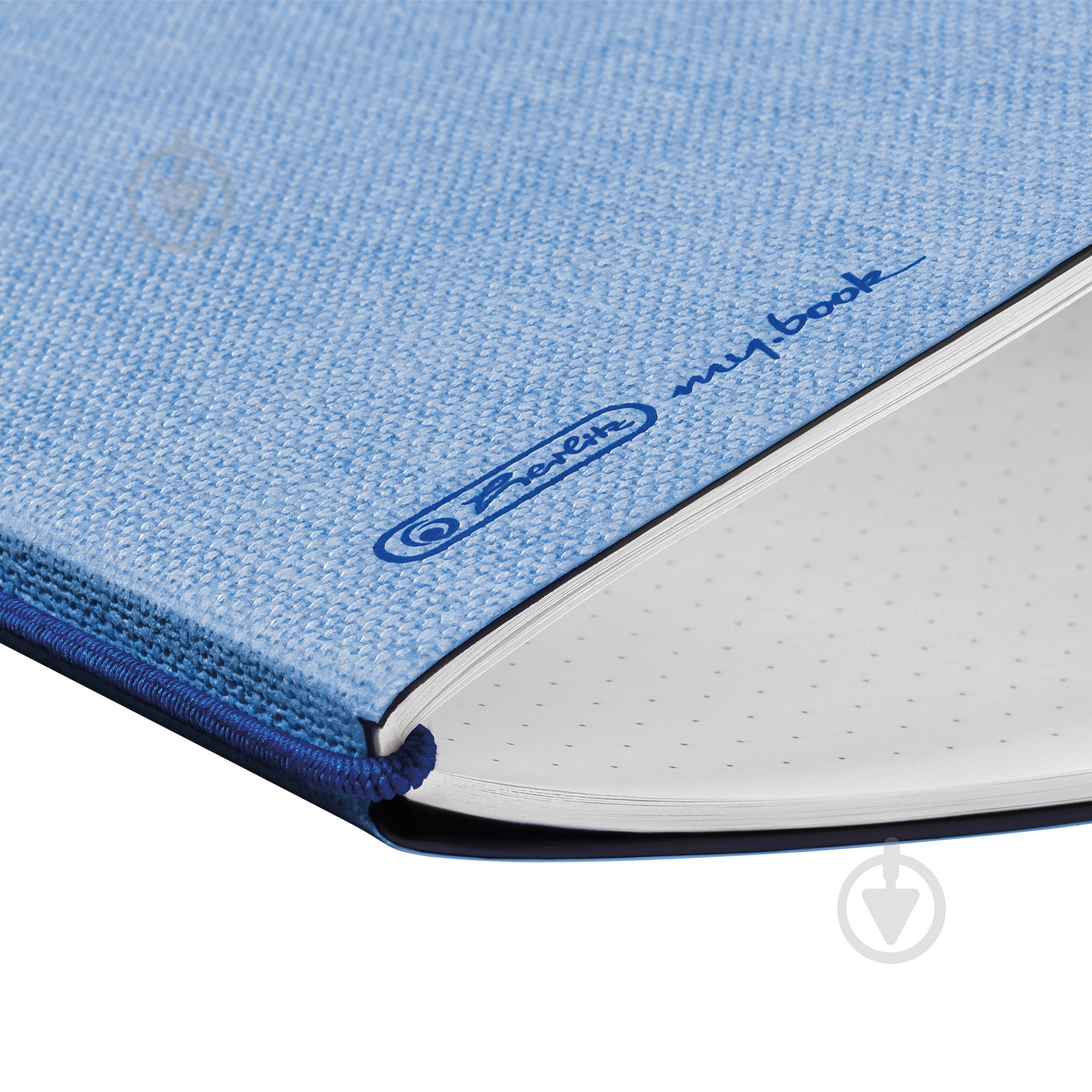Блокнот Herlitz My.Book Flex Canvas Blue А5 40 лист. точка - фото 3