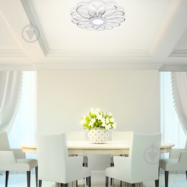 Люстра світлодіодна Strotskis Jenssen 90105/13 168 Вт LED-модуль хром - фото 6