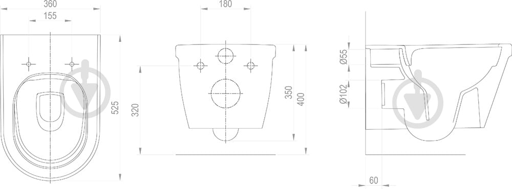 Чаша унитаза Ravak Chrome RimOff - фото 2 Чаша унитаза Ravak Chrome RimOff - фото 2