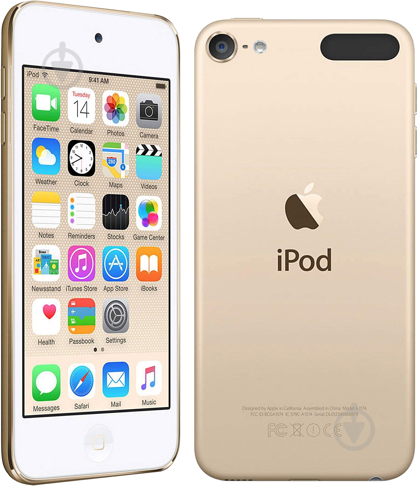 MP3-плеер Apple A1574 iPod Touch 16GB Gold MKH02RP/A - фото 3