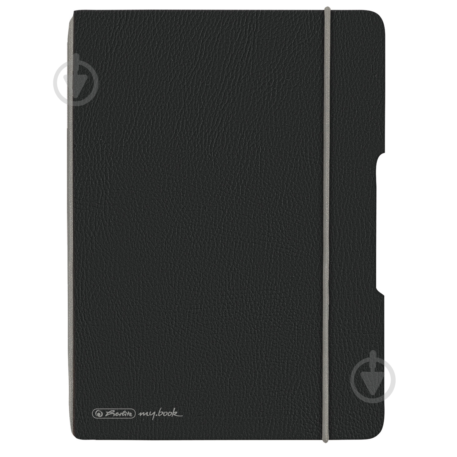 Блокнот Herlitz My.Book Flex Leather Black А5 40 арк. точка - фото 1