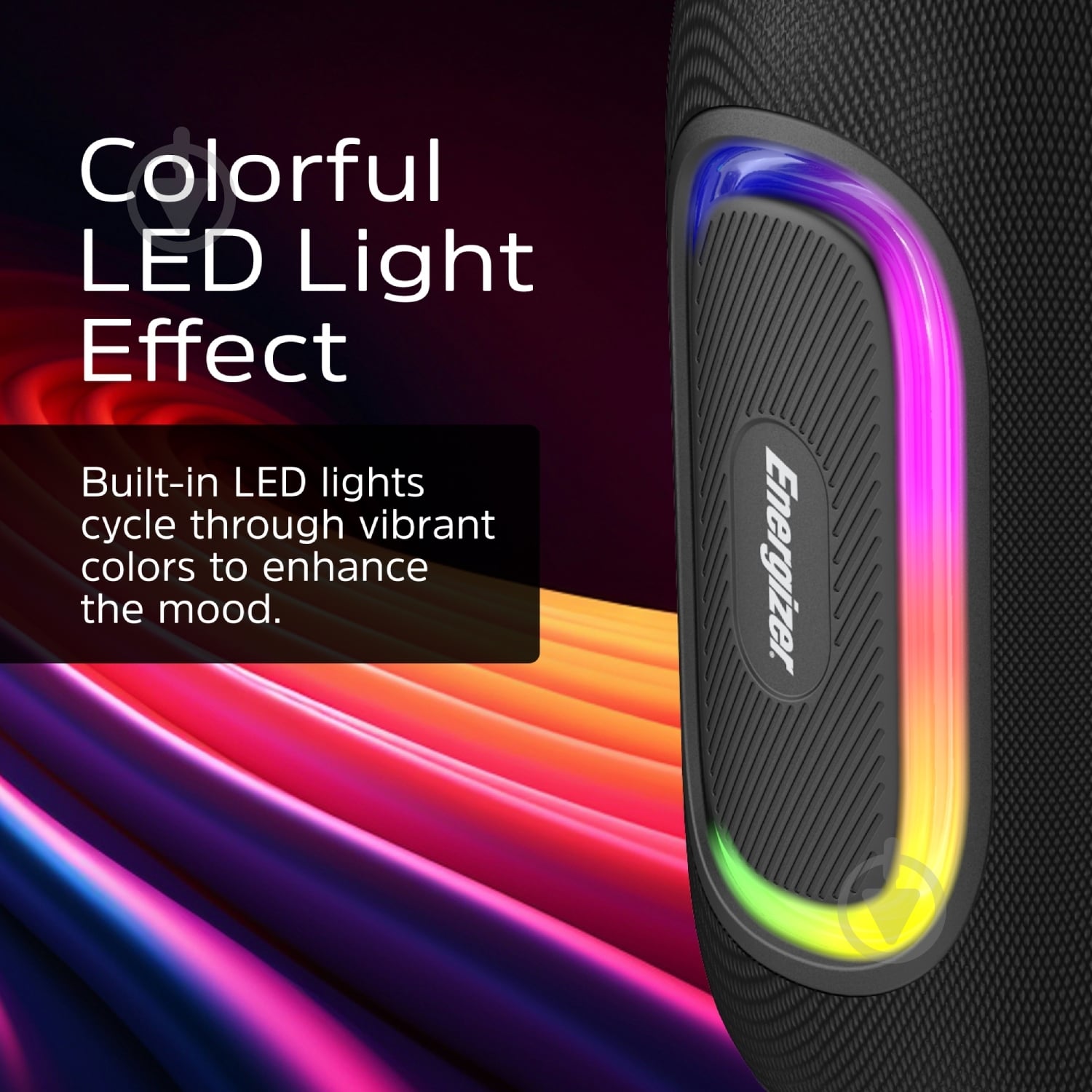 Портативная колонка Energizer 1.0 black (BTS163) - фото 10