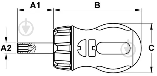 Викрутка WURTH міні з тріскачкою та набором біт 11 шт Zebra 061363050 - фото 4