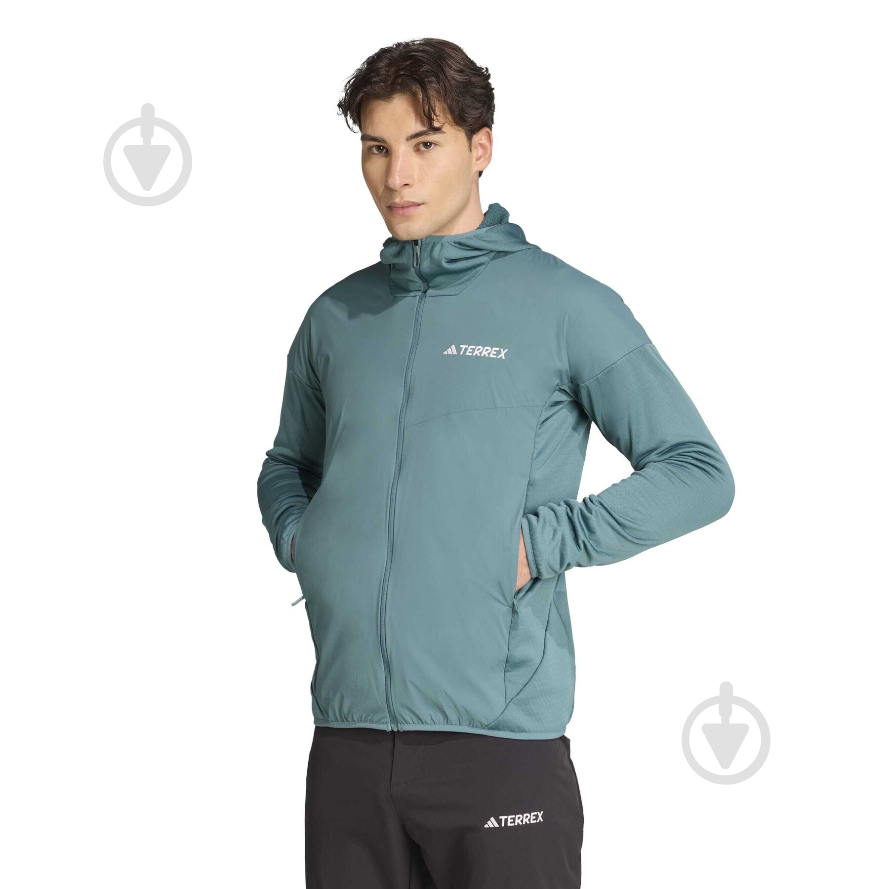 Худи Adidas XPR WIND FL H JM0109 р.2XL зеленый - фото 3 Худи Adidas XPR WIND FL H JM0109 р.2XL зеленый - фото 3