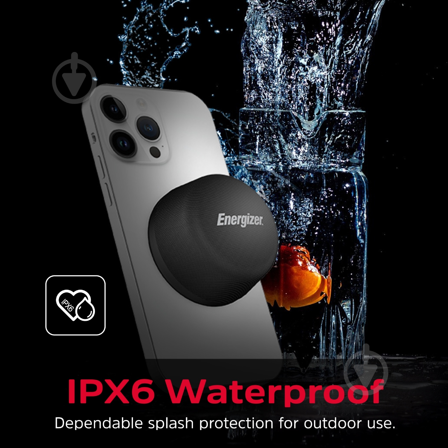Портативная колонка Energizer 1.0 black (BTS055) - фото 10