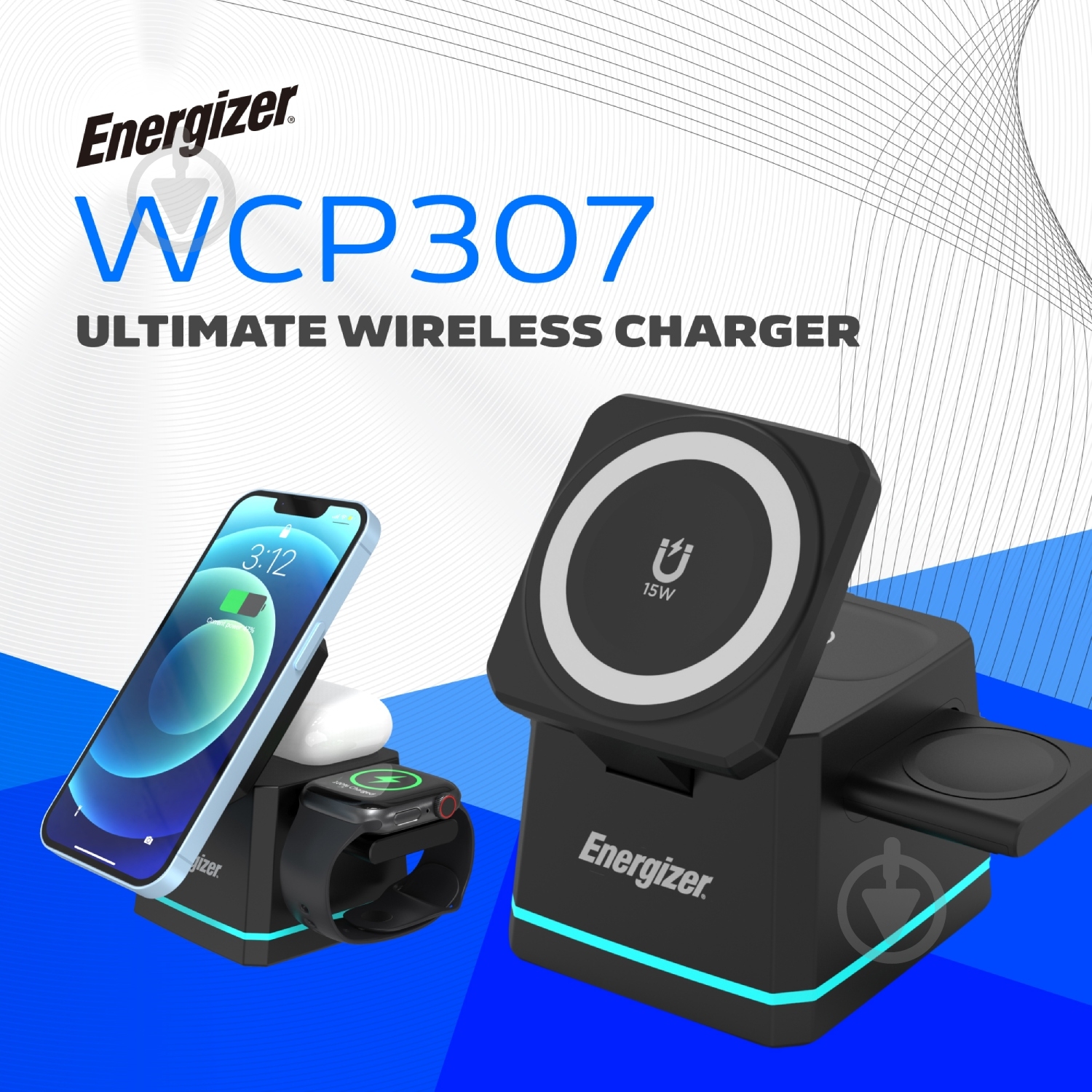 Беспроводное зарядное устройство Energizer WCP307 - фото 4