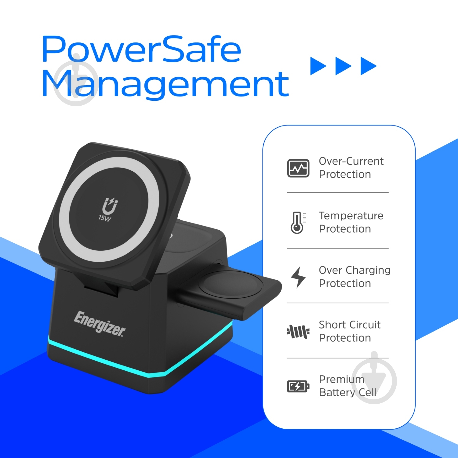 Беспроводное зарядное устройство Energizer WCP307 - фото 9