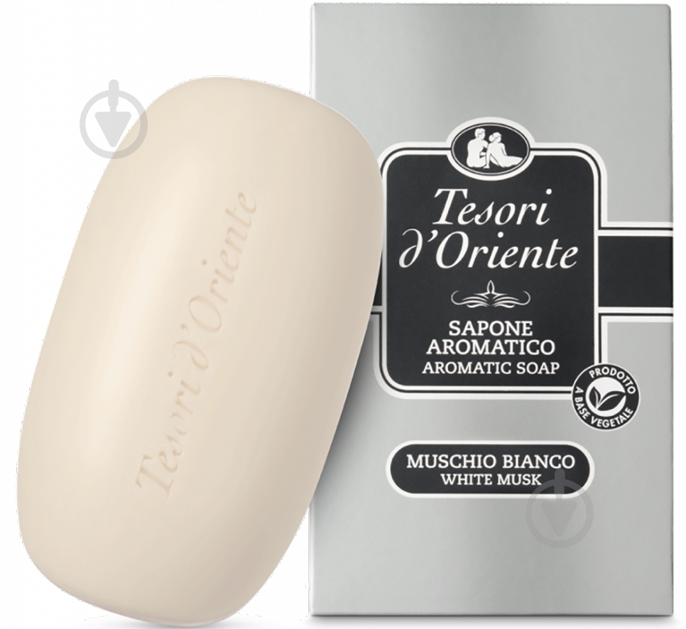 Мило Tesori d’Oriente Білий мускус 150 г 1 шт./уп. - фото 1