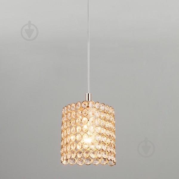 Подвес Strotskis Mirage 50068/1 1x60 Вт E27 золото - фото 3