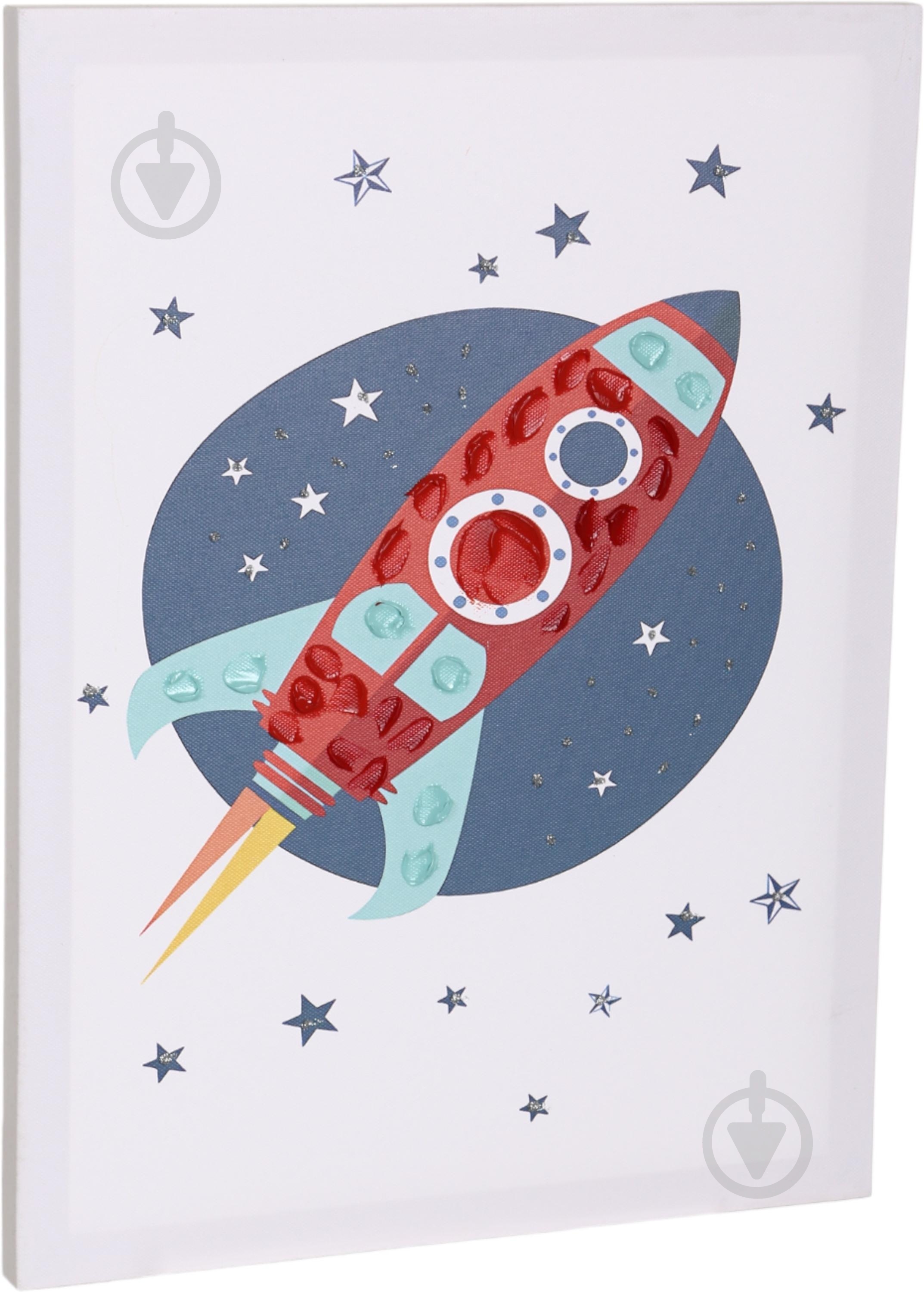 Картина с элементами ручной работы Ракета 30x40 см BD23A144BQ-1 - фото 3