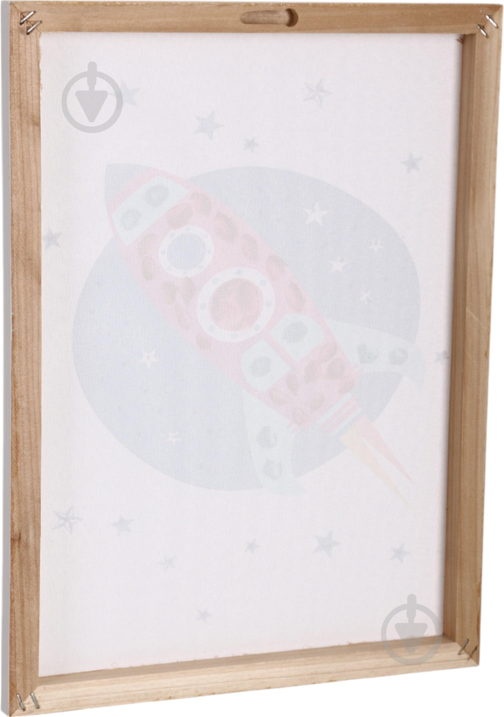 Картина с элементами ручной работы Ракета 30x40 см BD23A144BQ-1 - фото 5