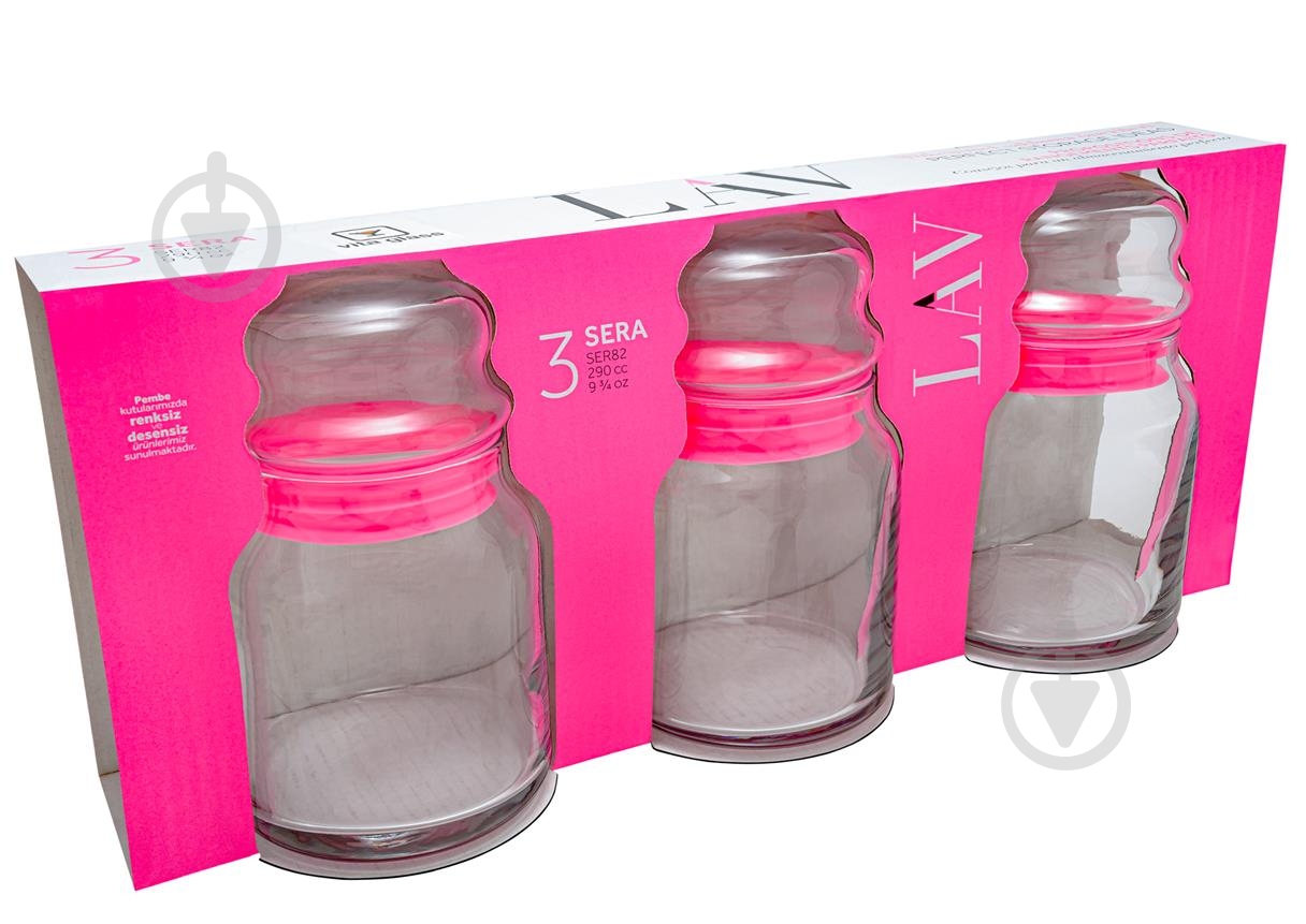 Набор банок LAV 290 мл 3 шт. - фото 1