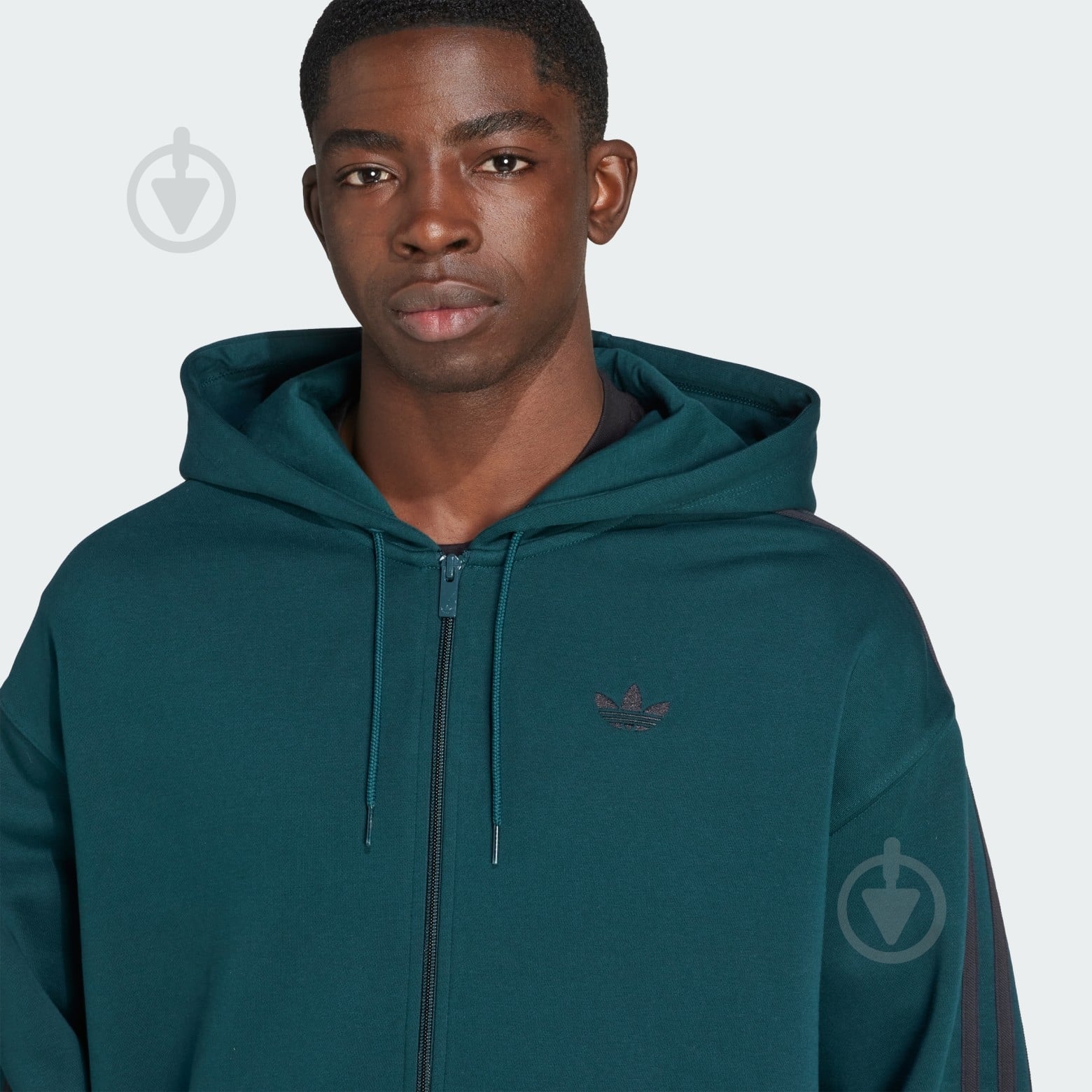 TJBB フーディー ᐉ Джемпер Adidas BAGGY FZ HOODIE JX1549 р.2XL зелений • Краща