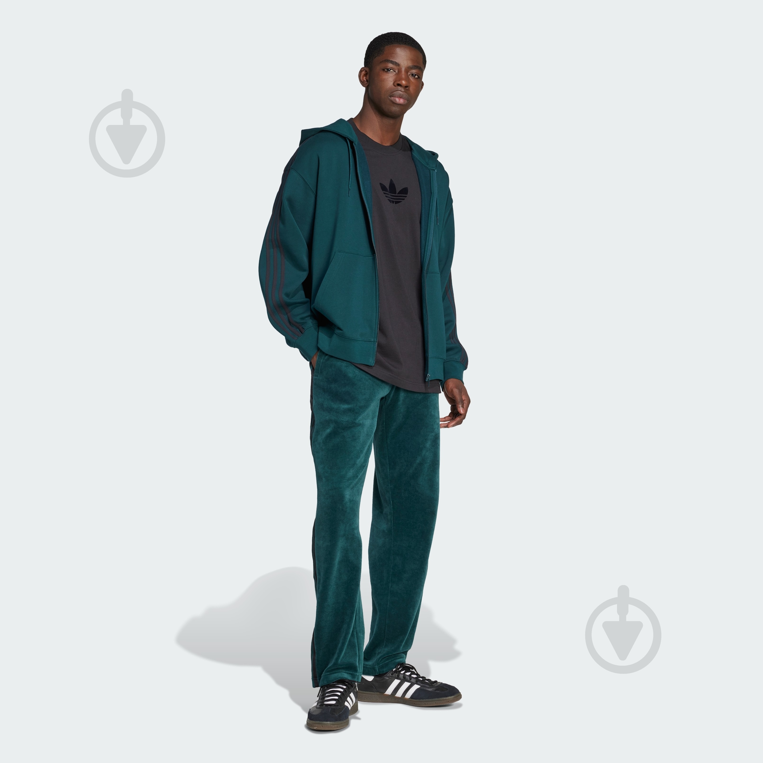 ᐉ Джемпер Adidas BAGGY FZ HOODIE JX1549 р.2XL зелений • Краща