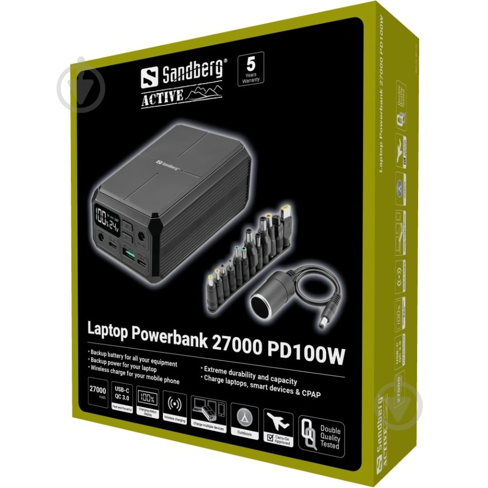 Повербанк Sandberg 27000 mAh black (421-13) - фото 8