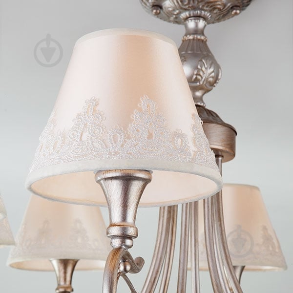 Люстра потолочная Strotskis Incanto 60069/8 8x40 Вт E14 серебряный - фото 2