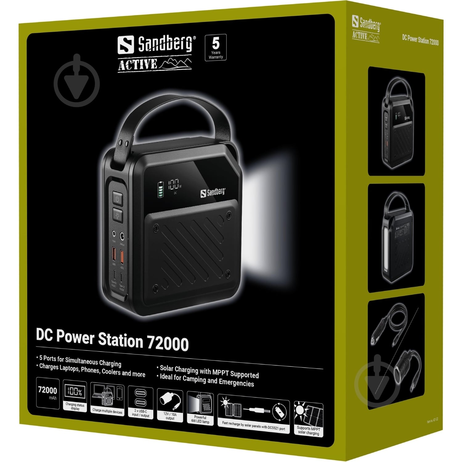 Повербанк Sandberg 72000 mAh black (421-22) - фото 7