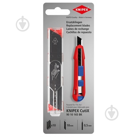 Набор лезвий сегментных KNIPEX 90 10 165 E02 - фото 2 Набор лезвий сегментных KNIPEX 90 10 165 E02 - фото 2