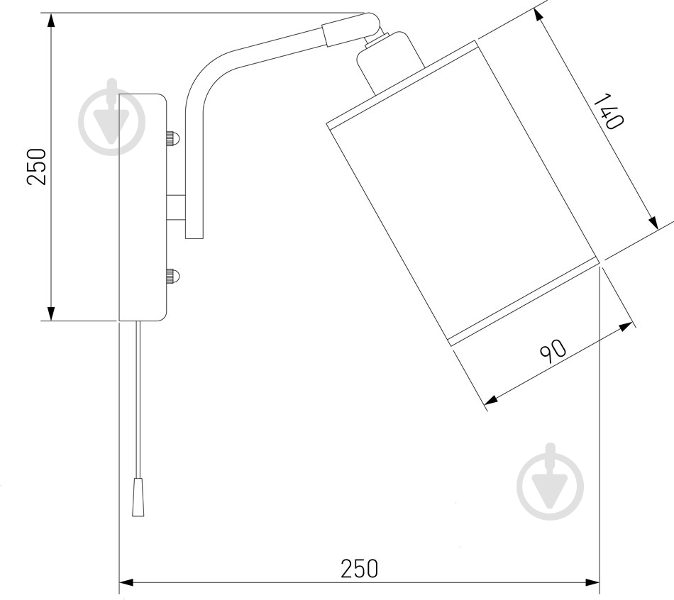 Бра Strotskis Duetto 70072/1 1x40 Вт E14 черный - фото 5 Бра Strotskis Duetto 70072/1 1x40 Вт E14 черный - фото 5