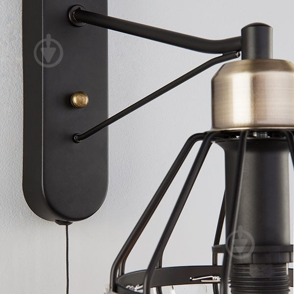 Бра Strotskis Lord 70075/1 1x60 Вт E14 черный - фото 3 Бра Strotskis Lord 70075/1 1x60 Вт E14 черный - фото 3