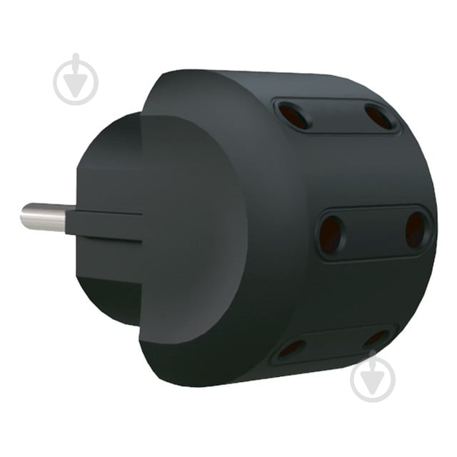 Разветвитель Neomax без заземления 5 гн. черный NX1127 - фото 1