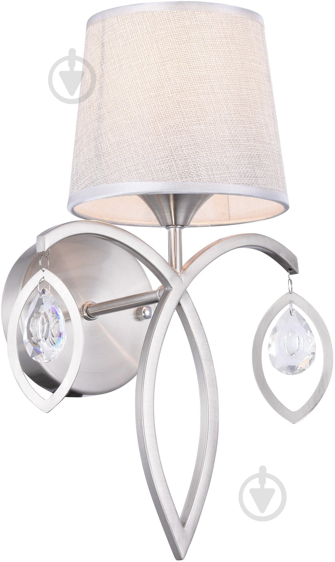 Бра Victoria Lighting 1x40 Вт E14 сатин Mia/AP1 - фото 1