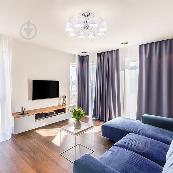 Люстра потолочная Strotskis Dalila 70096/8 8x40 Вт E14 хром/голубой - фото 5 Люстра потолочная Strotskis Dalila 70096/8 8x40 Вт E14 хром/голубой - фото 5