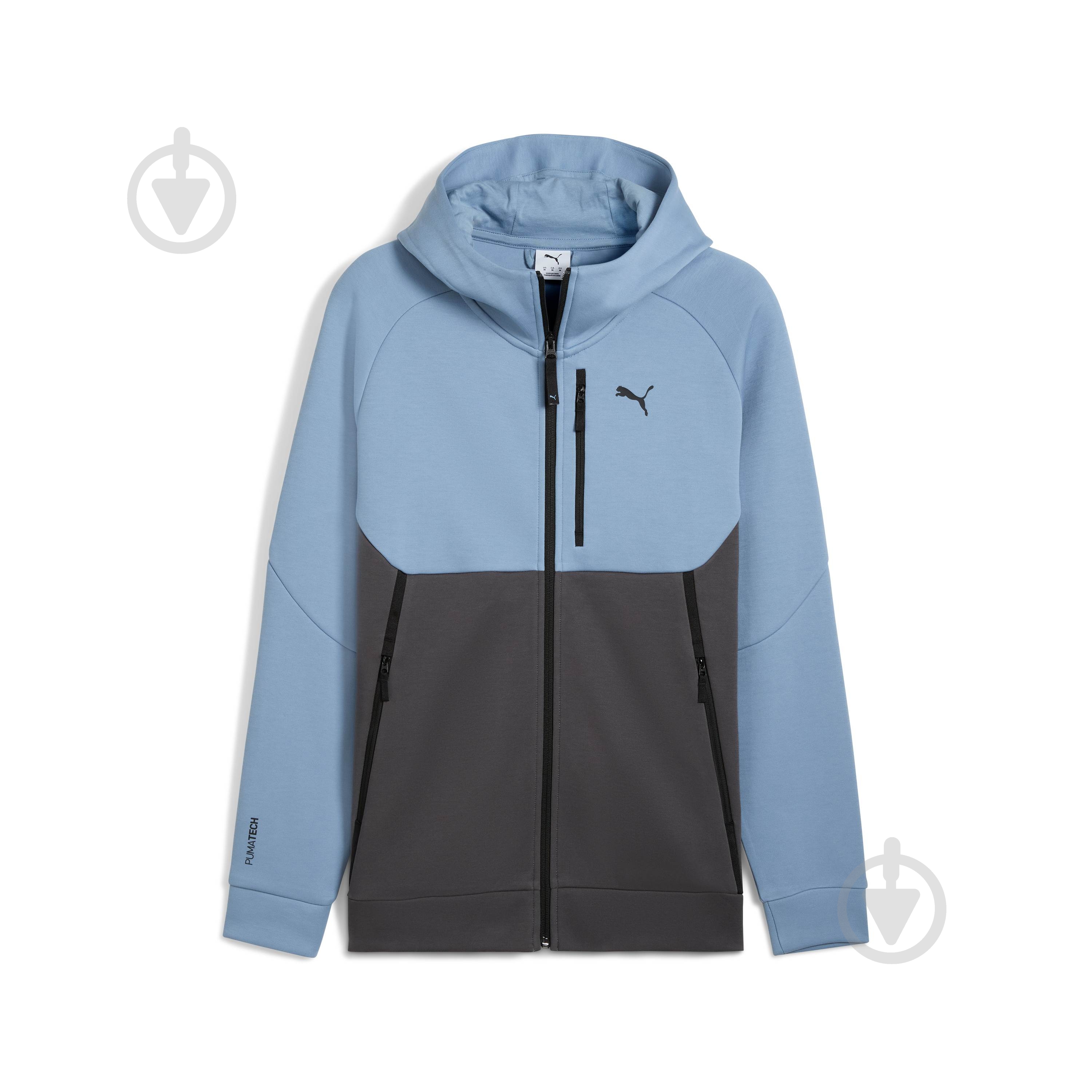 ᐉ Джемпер Puma PUMATECH FULL-ZIP HOODIE DK 62967434 р.2XL синий