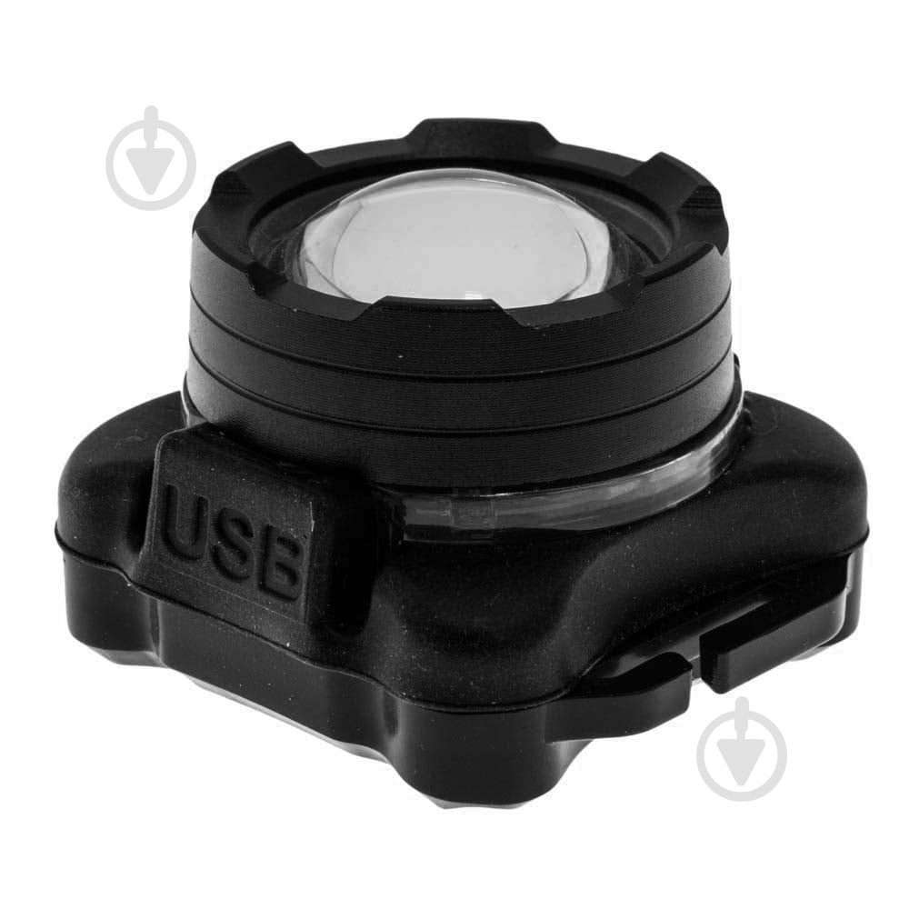 Фонарик на голову Quantum аккумуляторный QM-FL4010 Lucky LED COB + microUSB кабель в к-те - фото 3