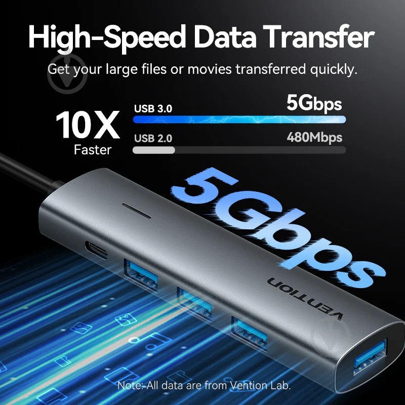 USB-хаб Vention TGZHB - фото 7