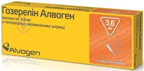 Гозерелин Зентива №1 в предвар. запол. Шпр. имплантат 3,6 мг - фото 1