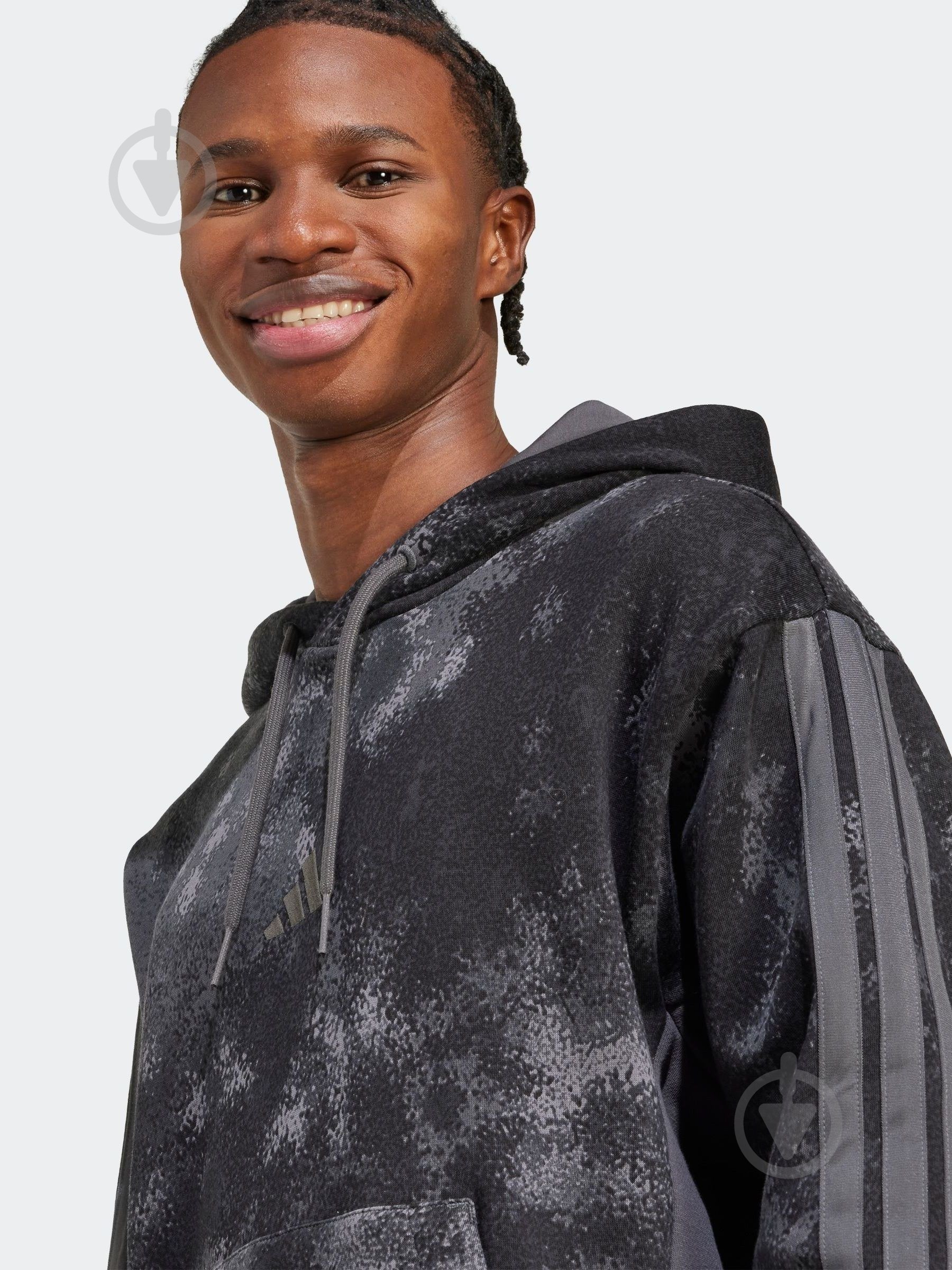 Джемпер Adidas AOP Colourblock JW3709 р.2XL серый - фото 4 Джемпер Adidas AOP Colourblock JW3709 р.2XL серый - фото 4