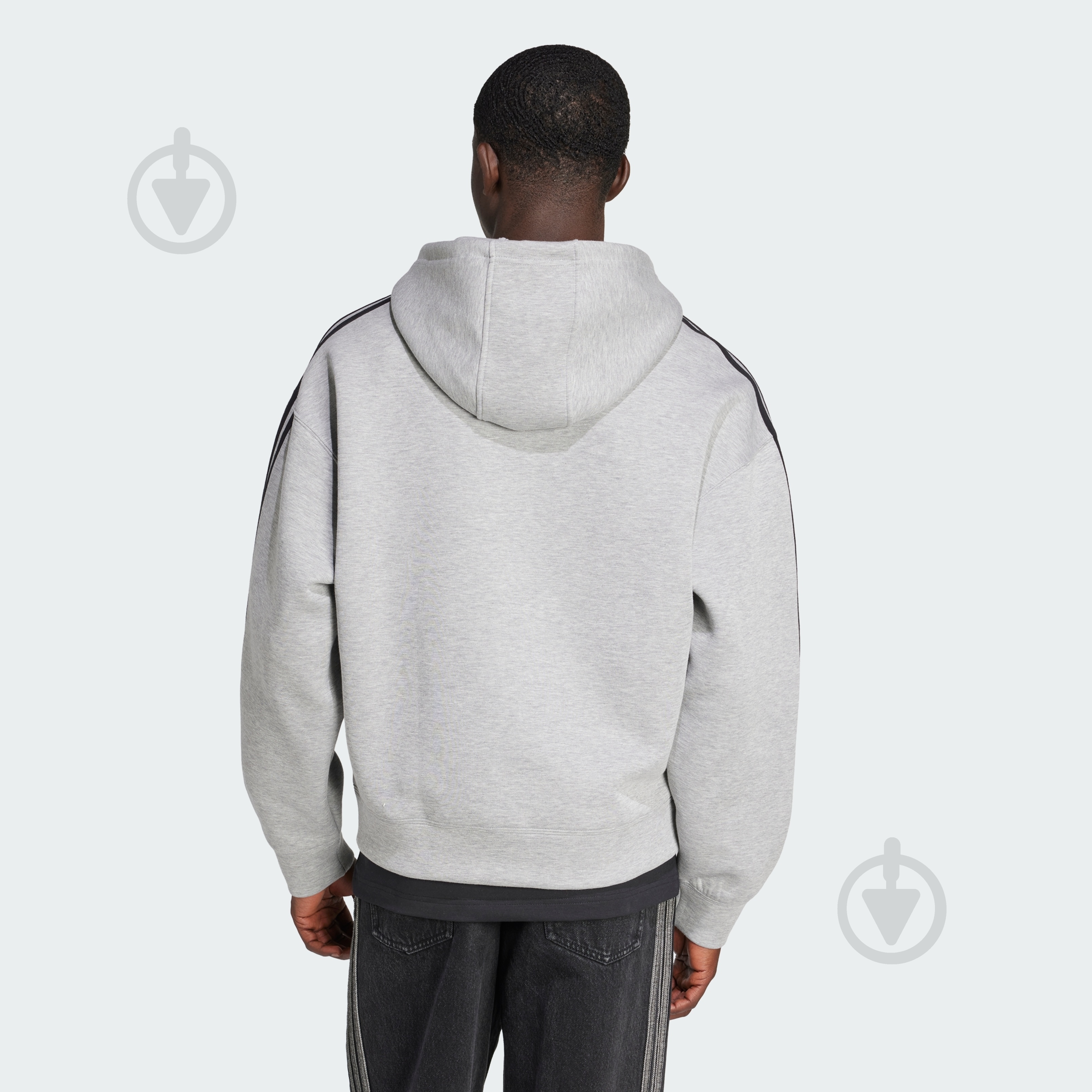 Джемпер Adidas SPACER HOODIE JW5965 р.2XL сірий - фото 2 Джемпер Adidas SPACER HOODIE JW5965 р.2XL сірий - фото 2
